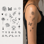 Wild Cosmos - Semi Permanent Tattoo